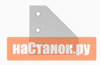 Крепежная пластина алюминиевая L-образная -5 точек | Фото: 1