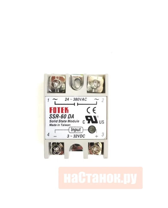 Твердотельное реле SSR-60 DA (сигнал DC) | Фото: 1